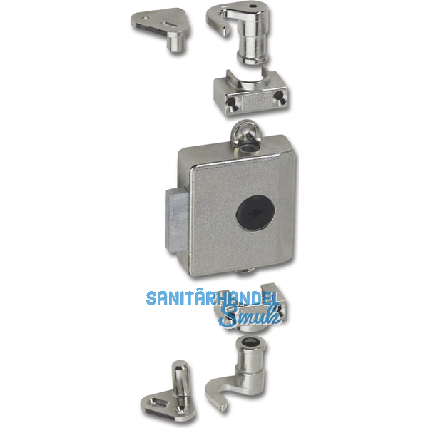 JuNie ASS 7781 Zylinder-Drehstangenschloss Dornma 40 mm, Zamak