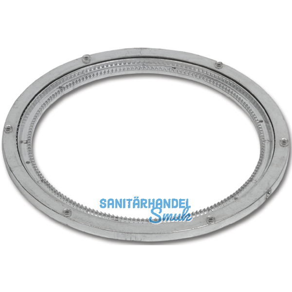 Drehteller Superciak 1 Auen  328 mm, Hhe 15 mm, Metall silberfarbig