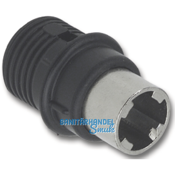 HEKNA 527 Zylinder-Druckschloss, L 10 mm, Gehuse Kunststoff schwarz