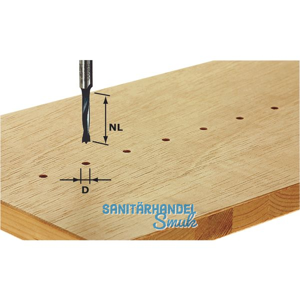 STERN Dbelbohrer HM Lnge 80 mm Bohrer  6 mm