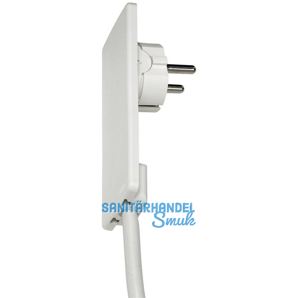 EVOline Plug-Schukostecker, max.3500 Watt, Kunststoff wei
