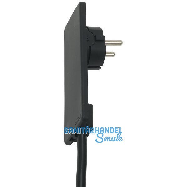 EVOline Plug-Schukostecker, max.3500 Watt, Kunststoff schwarz