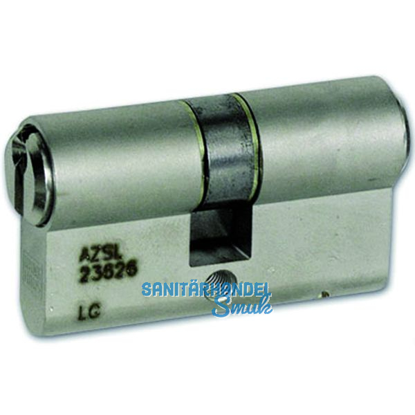 Einbaudoppelzylinder AZ, Lagerprogramm, 28/53, Messing matt
