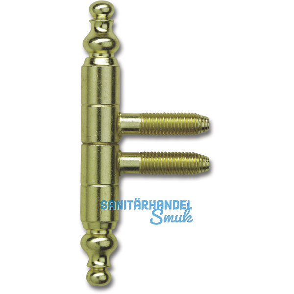 Stil Einbohrband, Band- 9 mm, Zink vermessingt