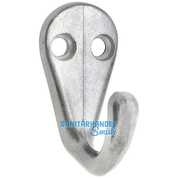 Einfachhakerl Bata Breite 20 mm, Hhe 41 mm, Aluminium poliert