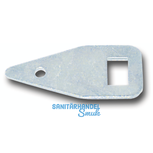 Keile fr Einlegstangen, zum Einschlagen, Stahl verzinkt