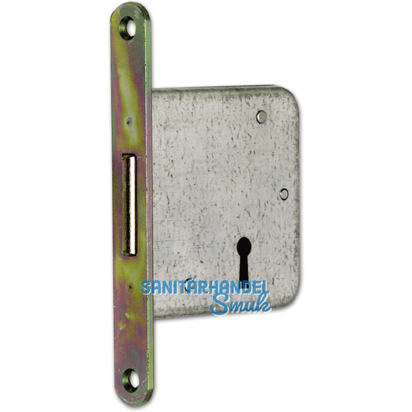 Einstemm-Riegelschloss 61005 tosisch, DM 50 mm, rechts, Stahl gelb passiviert