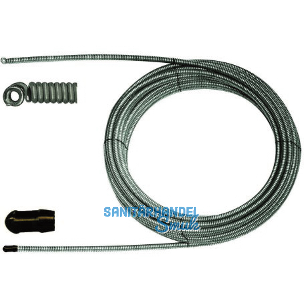 Einziehspirale Stahldraht 4-fach gedreht 15 m