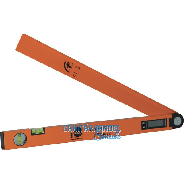 NEDO Elektronischer Winkelmesser Winkeltronic Easy Schenkellnge 600 mm