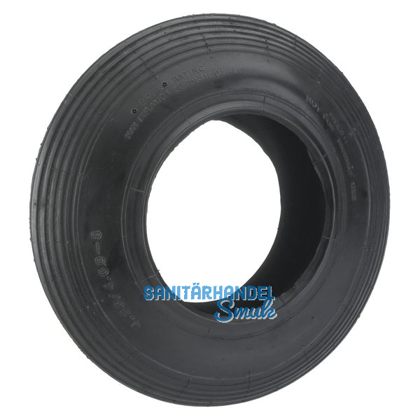 Ersatzmantel 400 x 100 mm mit Rillenprofil Tragkraft 250 kg