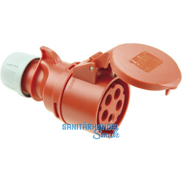 Euro Kupplungssteckdose Shark 5-polig 32 Ampere IP44