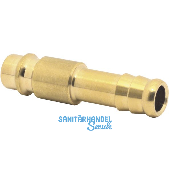 Euro Druckluft Stecktlle aus Messing fr 6 mm Schlauch