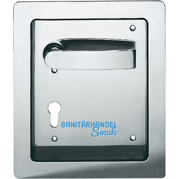 Turnhallenmuschel FSB 77 7952, 200 x 230 mm, rechts, PZ 72 mm, VK 9 mm,Edelstahl