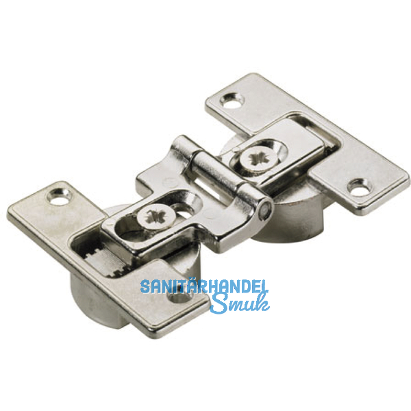 HETTICH HFT - Falttrscharniere, zum Einpressen 180, ZinkdrucKguss vernickelt