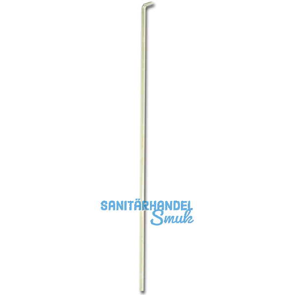 Einlegstange mit Haken, VK 6 mm, 600 mm, Stahl verzinkt