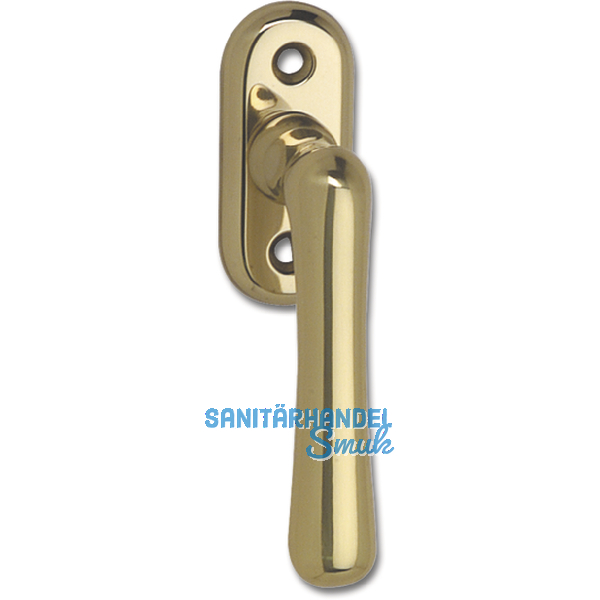 GRUNDMANN Fenstergriff ELEGANT - sichtbar geschraubt, 7x35, 100, Messing poliert