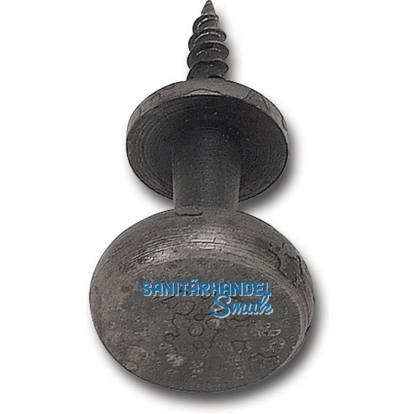 SCHRGHOFER Fensterziehknopf AIST - verdeckt geschr., 25 mm, Eisen alt gebrstet