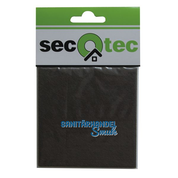 SECOTEC Filzgleiter selbstklebend zum Zuschneiden braun 200X100 mm SB-2