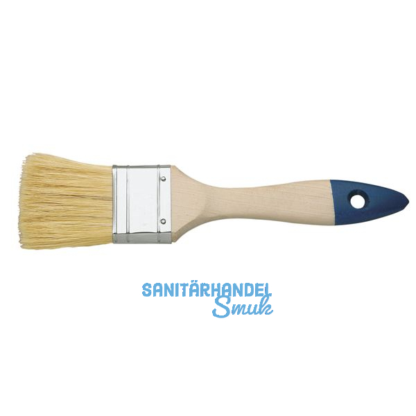 SCHULLER Flchenstreicher Breite 3\" mit Holzstiel natur/blau 12. Strke