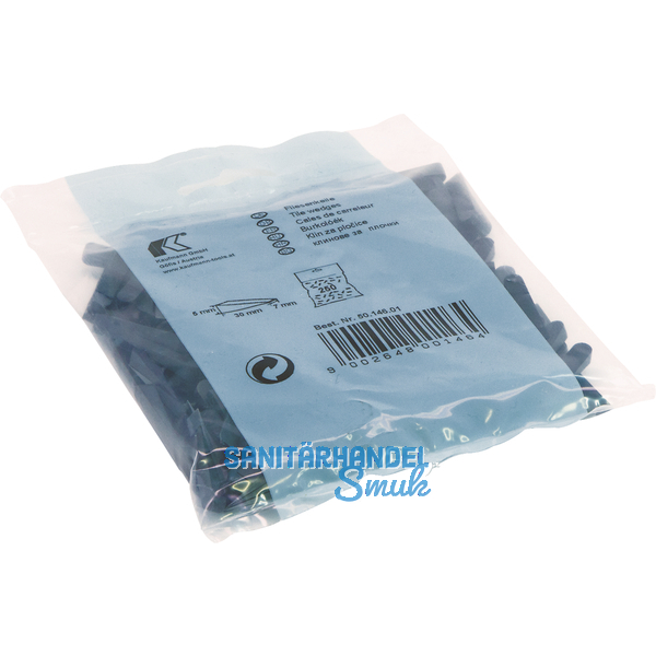 KAUFMANN Fliesenkeile aus Plastik 30 x 7 x 5 x 0 mm (250 Stck)