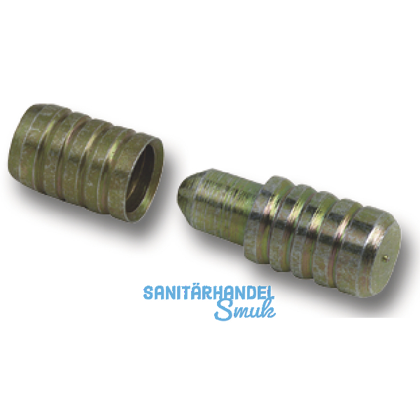 Fhrungsdbel 2-teilig 8x11 mm Stahl gelb verzinkt