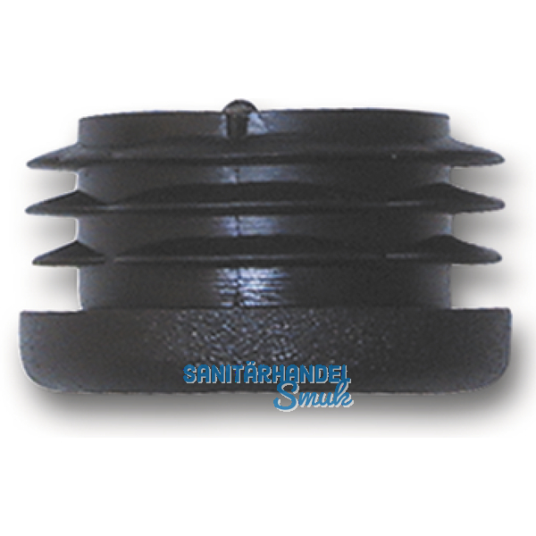 SECOTEC Fukappen fr Rundrohre innen 26 - 28 mm schwarz SB-4