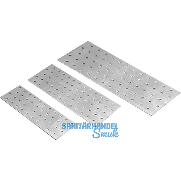 GH Lochplatten 400x140x2 - Stahl feuerverzinkt