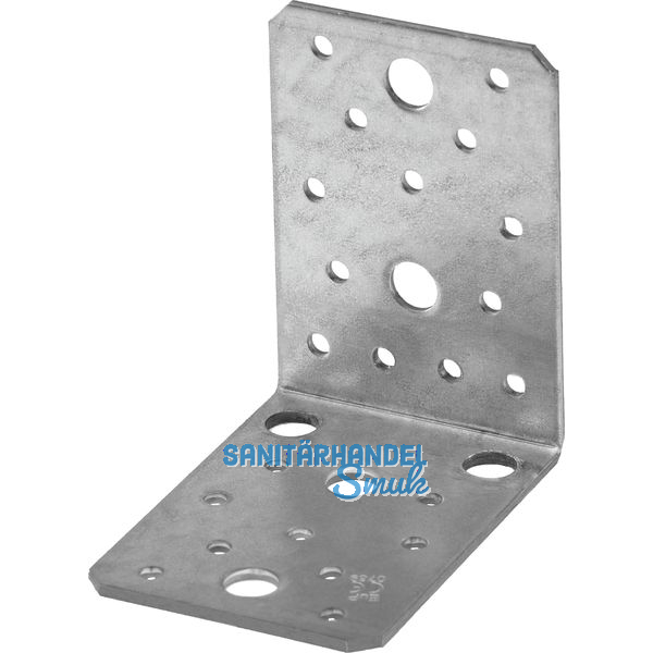 GH Winkelverbinder 65/ 90S ohne Steg - Stahl feuerverzinkt