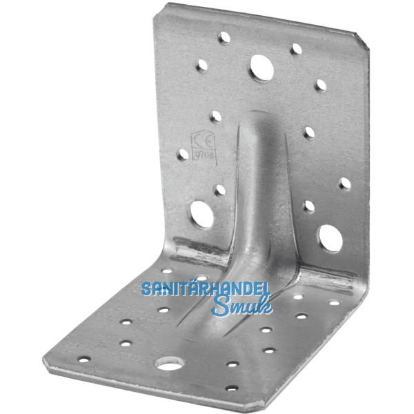 GH Winkelverbinder 90/100S mit Steg - Stahl feuerverzinkt