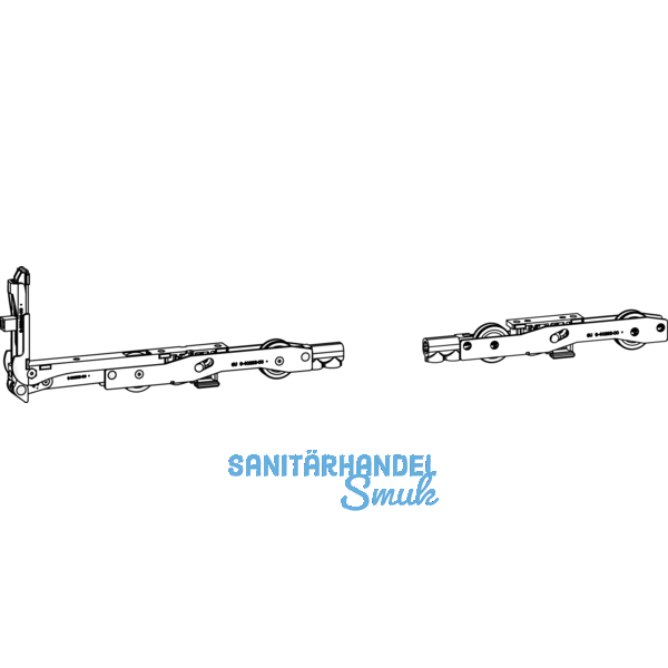 Grundkarton GU-937 H (Schema A), Stahl verzinkt silberfrbig