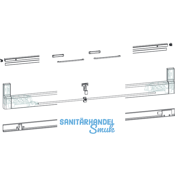 GU-966/200 mZ Profilbeutel, Schema A-K und C, L=2460 mm, wei