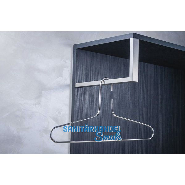 Cato Gardeobenbgel B:300mm, H:150mm Edelstahl gebrstet