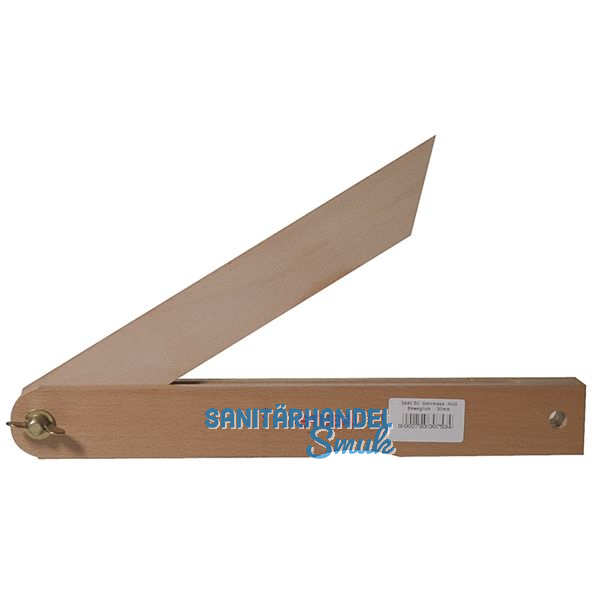 STUBAI Holz Gehrma beweglich Schienenlnge 300 mm Breite 33 mm