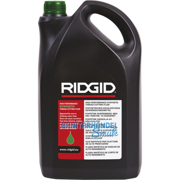 RIDGID Gewindeschneidl synthetisch in Flasche 5 Liter