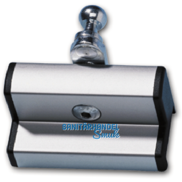 Flgelbock GEZE OL 90 N, Rechteck, Aluminium silber eloxiert