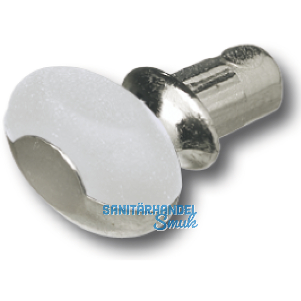 Glasbodentrger Dream zum Stecken, Bohr  3 mm, vernickelt, VPE 100 ST