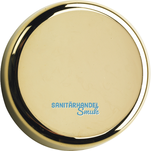 HETTICH Glastr-Zierkappe rund, Kunststoff hochglanz vergoldet, 40340