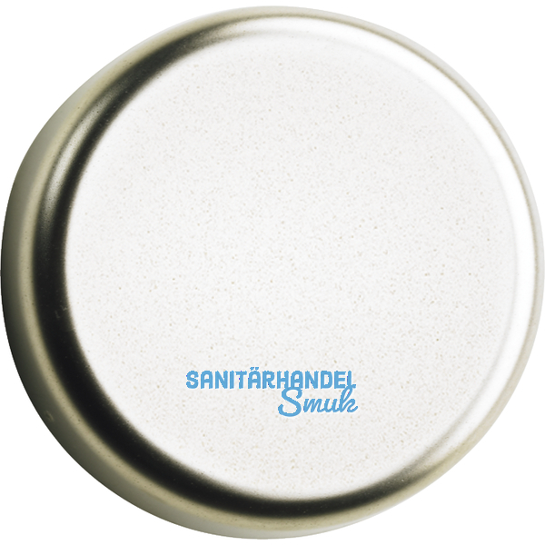 HETTICH Glastr-Zierkappe rund, Kunstsoff matt vernickelt, 70712