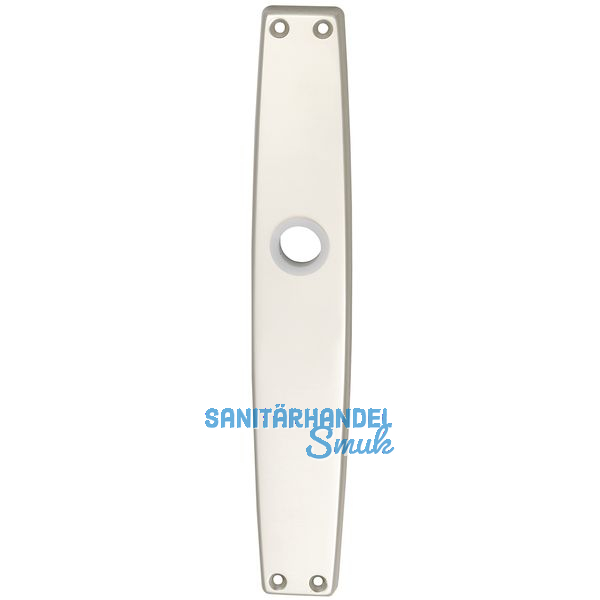 GRUNDMANN Langschild WG 1000 FAVORIT, ungelocht, Alu neusilber eloxiert