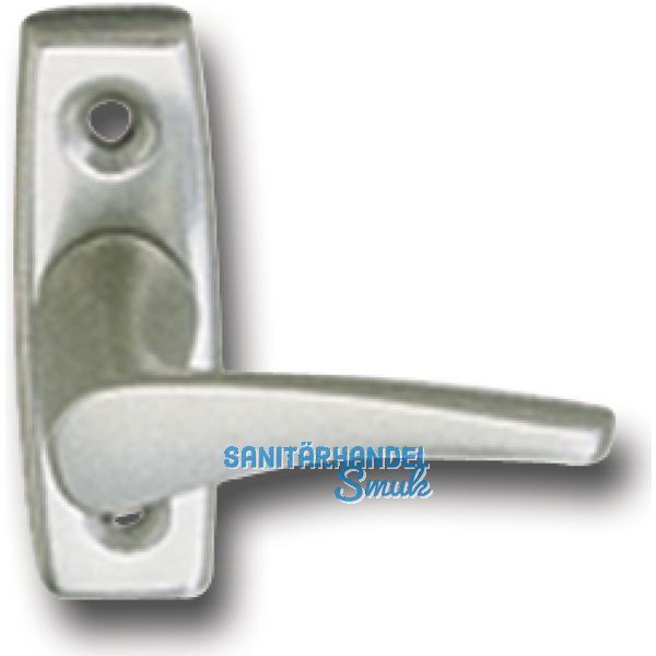 GRUNDMANN Fenstergriff FAVORIT 1004 - rechts, VK 7 x 35 mm, Alu poliert