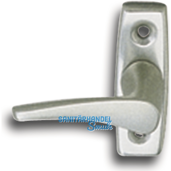 GRUNDMANN Fenstergriff FAVORIT 1004 - sichtbar geschraubt, 7x35, Alu poliert