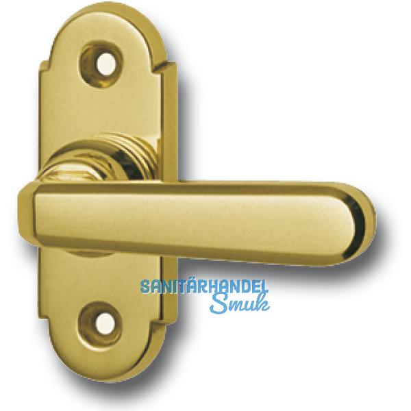 GRUNDMANN Fenstergriff ALT-WIEN 904 - sichtbar geschraubt, 7x33, Messing poliert