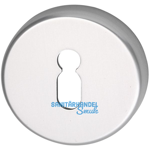 GRUNDMANN Schlsselrosette BBWG m.Universaltrger \"U\",  50, H: 8, silber elox