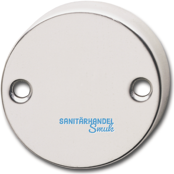 GRUNDMANN Blindrosette WG AB6 aufschraubbar, Aluminium poliert