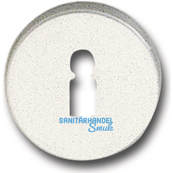 GRUNDMANN Schlsselrosette BBWG mAnschraubtrger \"T\",  50, H:8mm,silber eloxD6