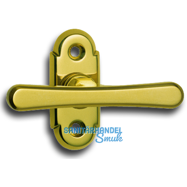 GRUNDMANN Fenstergriff ALT-WIEN 926 - sichtbar geschraubt, 7x35, Messing poliert