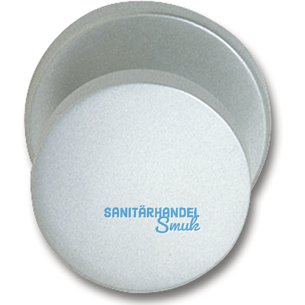 SCH-LINE T�rknopf SCH-LINE Flachform - auf Ros., � 44 mm fest, silber elox.