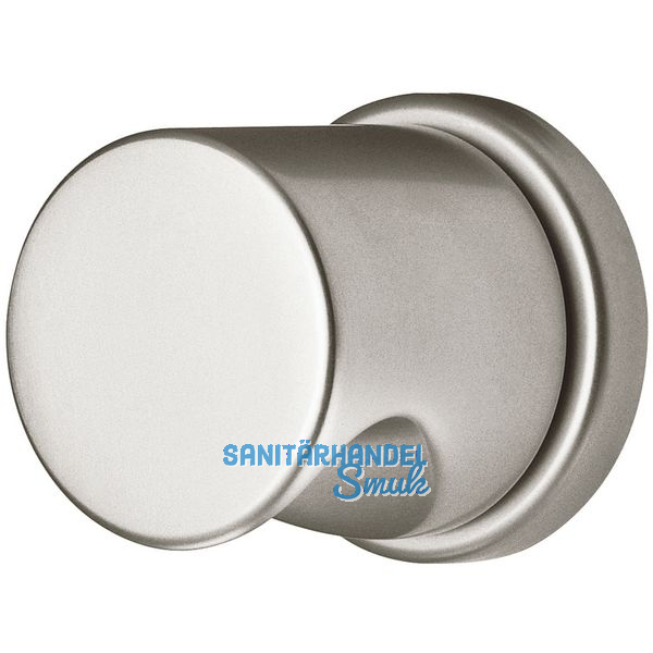 GRUNDMANN Trknopf Zylinderform - auf Ros. fest u.2 Anstzen M4 ?A?, Edst. matt