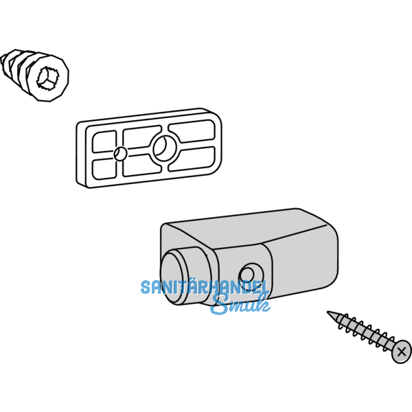 HAUTAU ATRIUM HS 300 Flgelanschlag Zubehr-Beutel, wei