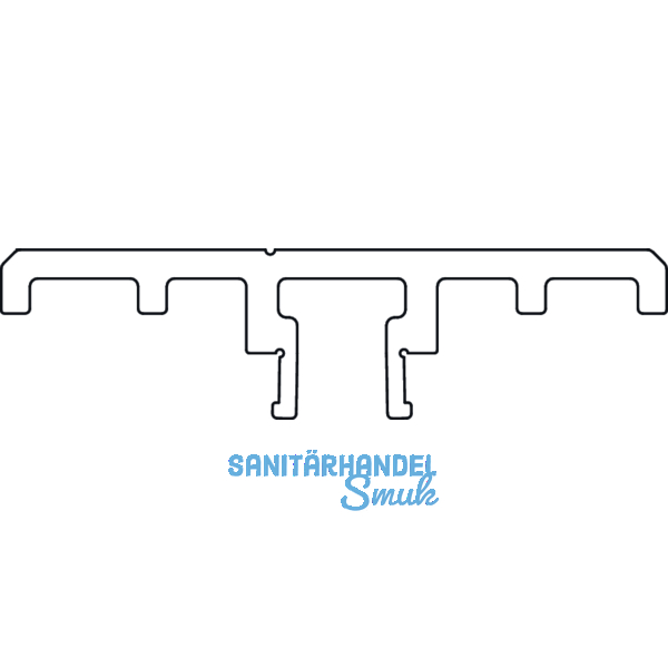HAUTAU ThermoTop 2 Adapterprofil, L=3500 mm, grau